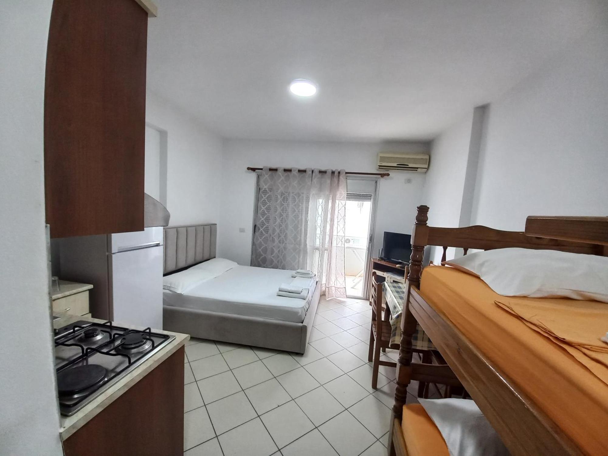 Vlorë Lungomare Apartament Sea View חדר תמונה