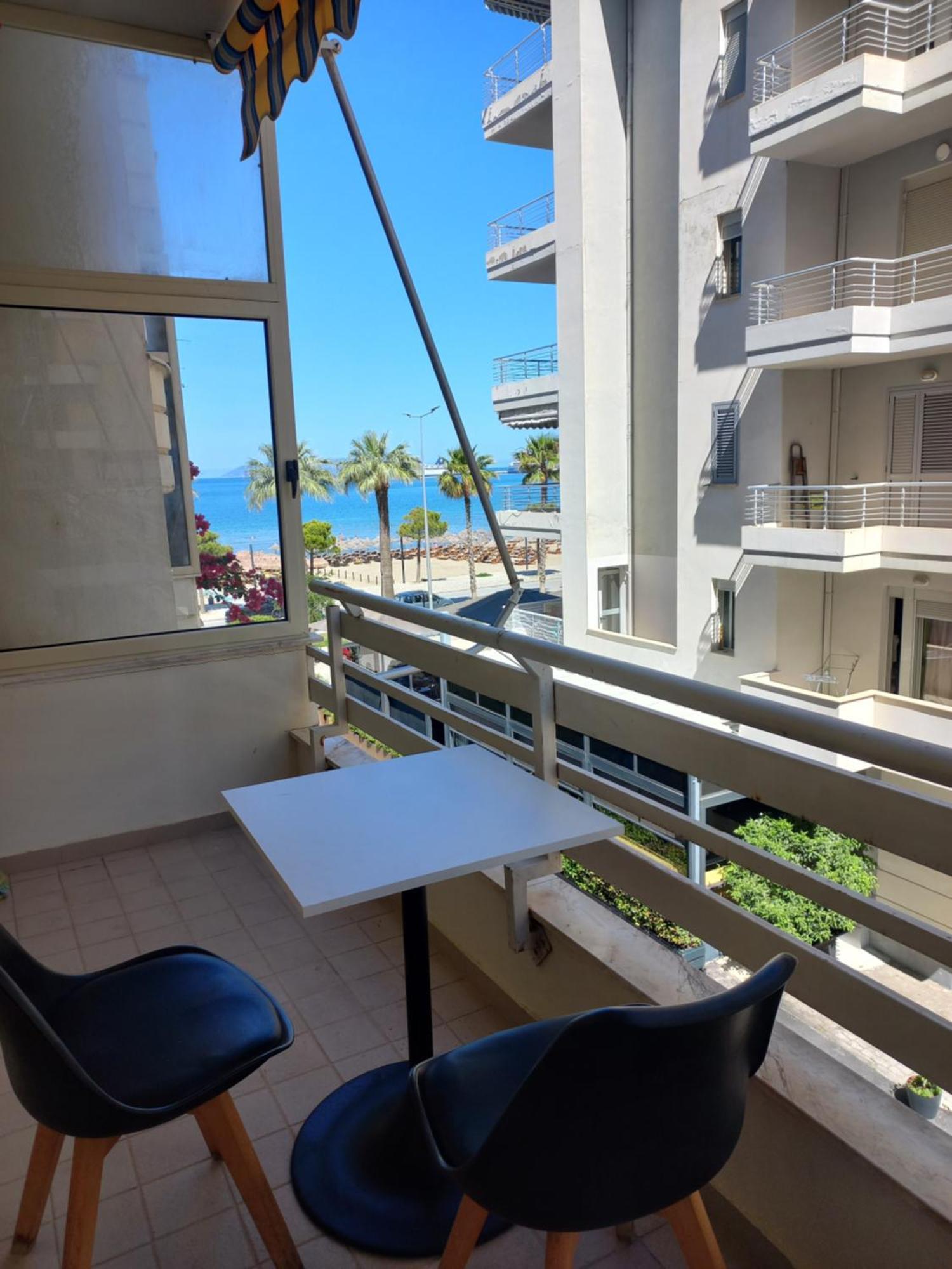 Vlorë Lungomare Apartament Sea View חדר תמונה